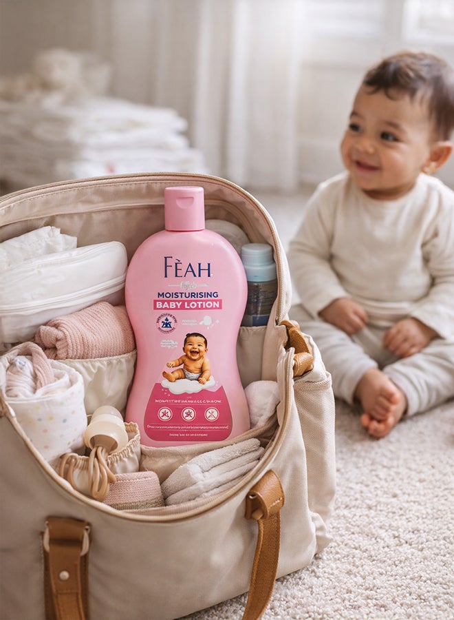 فياح Feah Baby Lotion 200ml – Gentle Moisturizing & Nourishing Formula for Soft and Healthy Baby Skin - Image 2